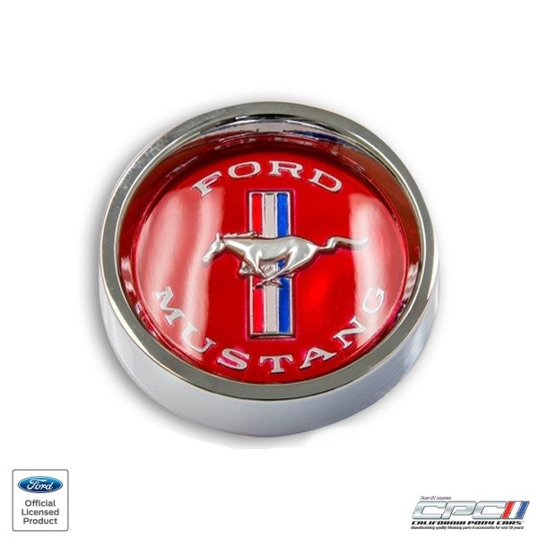 California Pony Cars 1965-1966 Premium Quality Mustang Style Steel Wheel Center Cap Assembly - WHE-656-028