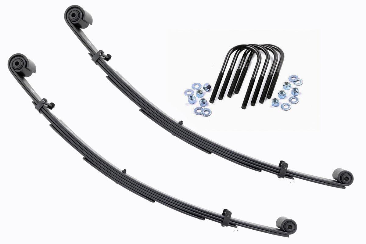 Rough Country Front Leaf Springs 2.5 Inch Lift Pair 00-05 Ford Excursion/99-04 Super Duty Rough Country - 8060KIT