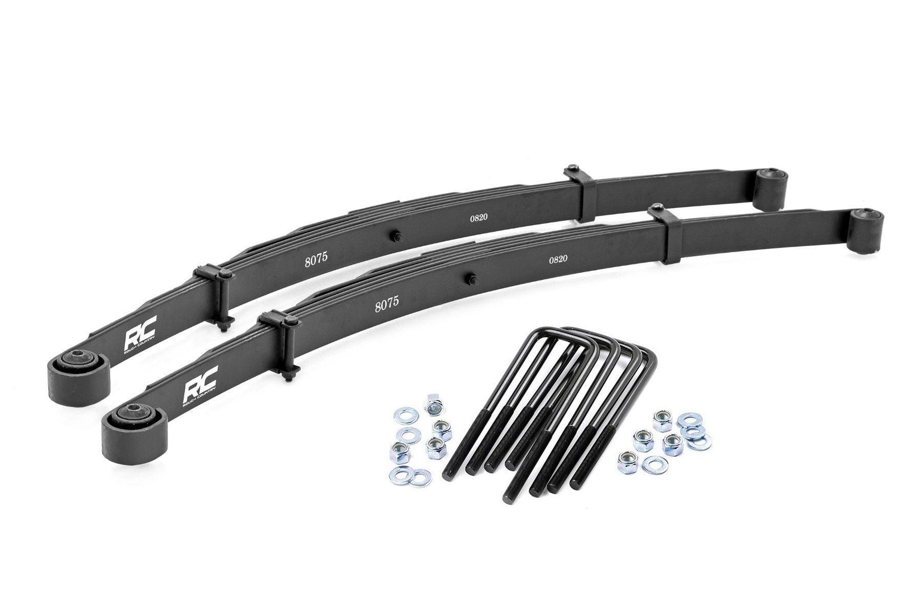 Rough Country Rear Leaf Springs 3.5 Inch Lift Pair 05-22 Toyota Tacoma 2WD/4WD Rough Country - 8075KIT