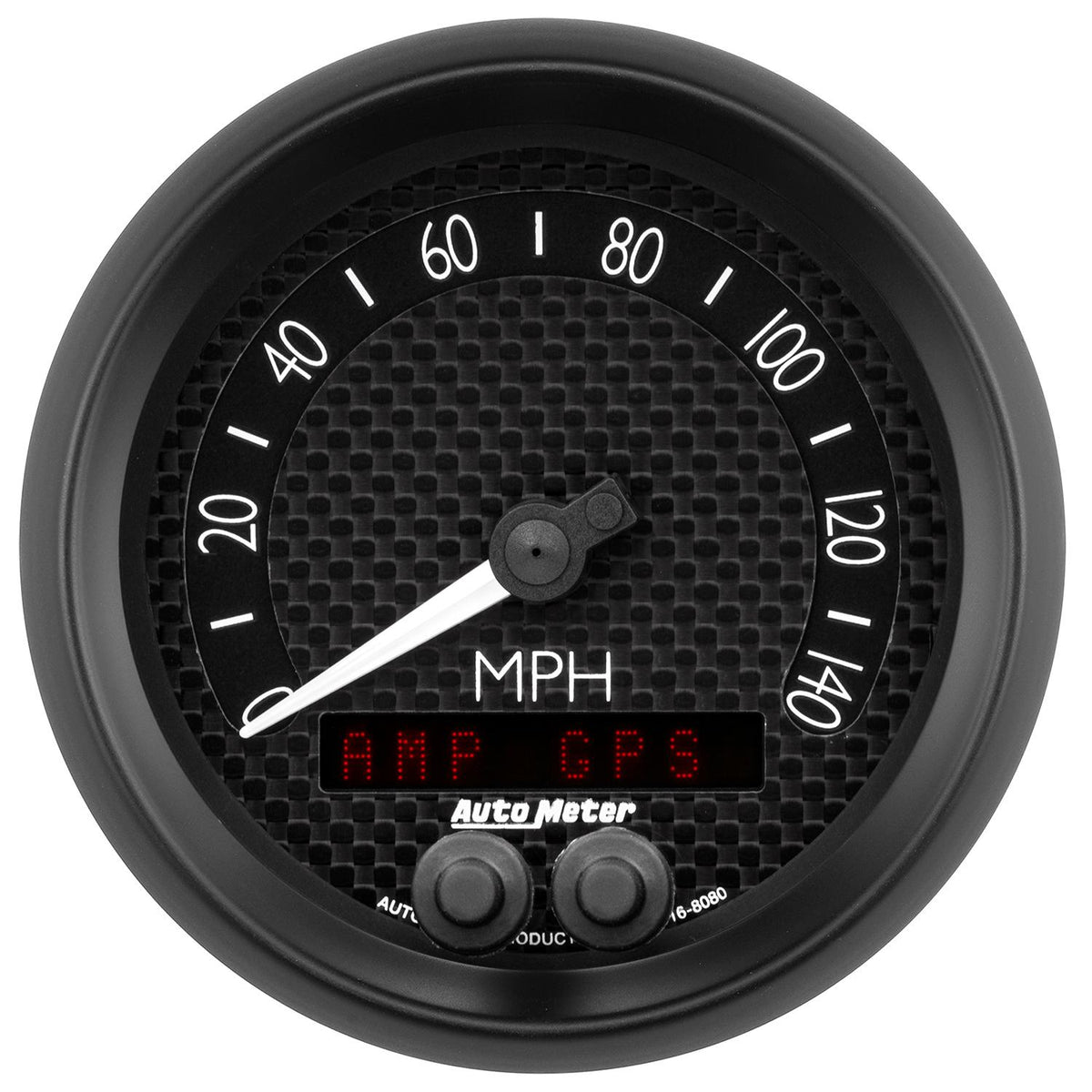 Auto Meter 3-3/8" GPS SPEEDOMETER, 0-140 MPH, GT - 8080