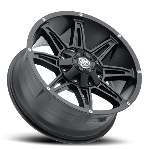 Mayhem Wheels Mayhem Offroad Wheels Rampage 8090 MB 17x9 Black 18 Off Set 6 Lug 5.71 BSM 106 Bore Cast Aluminum - 8090-7937MB18