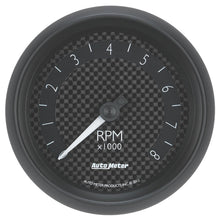 Auto Meter 3-3/8" IN-DASH TACHOMETER, 0-8,000 RPM, GT - 8097