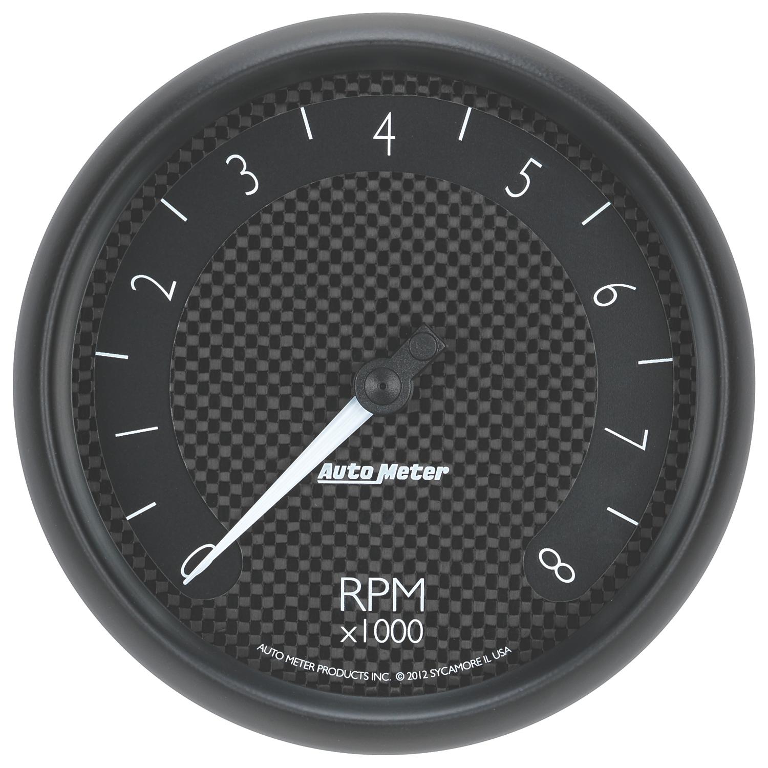 Auto Meter 5" IN-DASH TACHOMETER, 0-8,000 RPM, GT - 8098