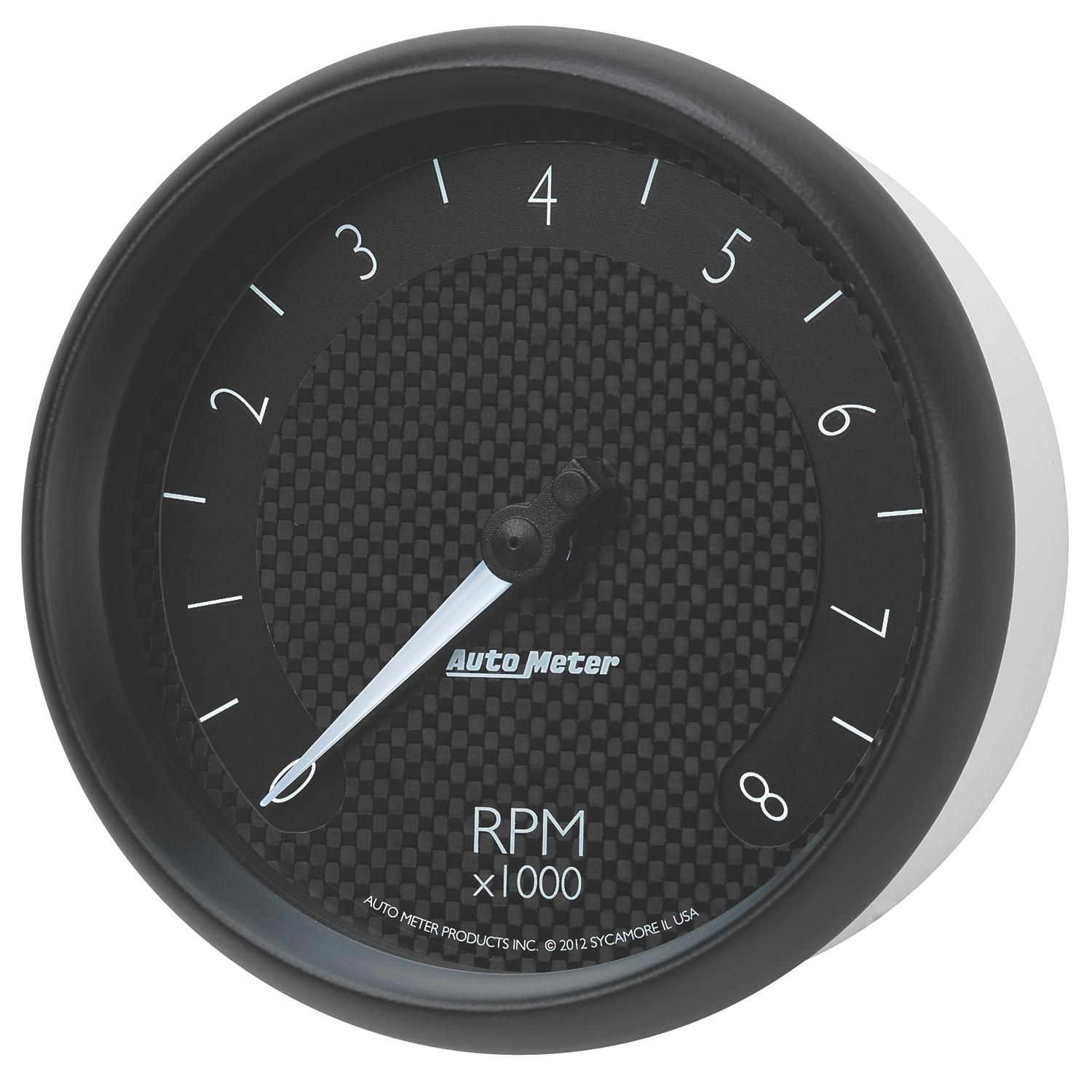Auto Meter 5" IN-DASH TACHOMETER, 0-8,000 RPM, GT - 8098
