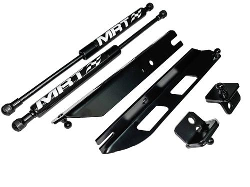 MRT Engineering 80A012-Custom No Drill Hood Struts - Factory Paint Code Color (2005-2014 Mustang / 2007-2014 Shelby GT500)