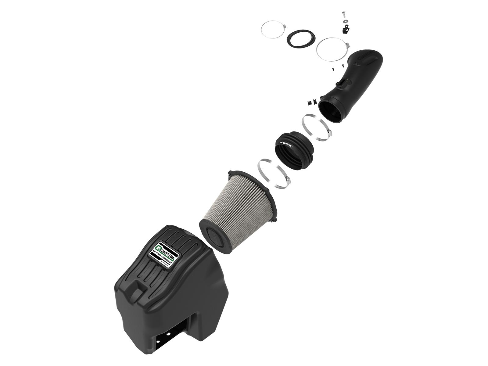 AFE QUANTUM Cold Air Intake System w/ Pro DRY S Media (2011-2016 F-250 Super Duty, F-350 Super Duty, F-450 Super Duty, F-550 Super Duty) - 53-10003D