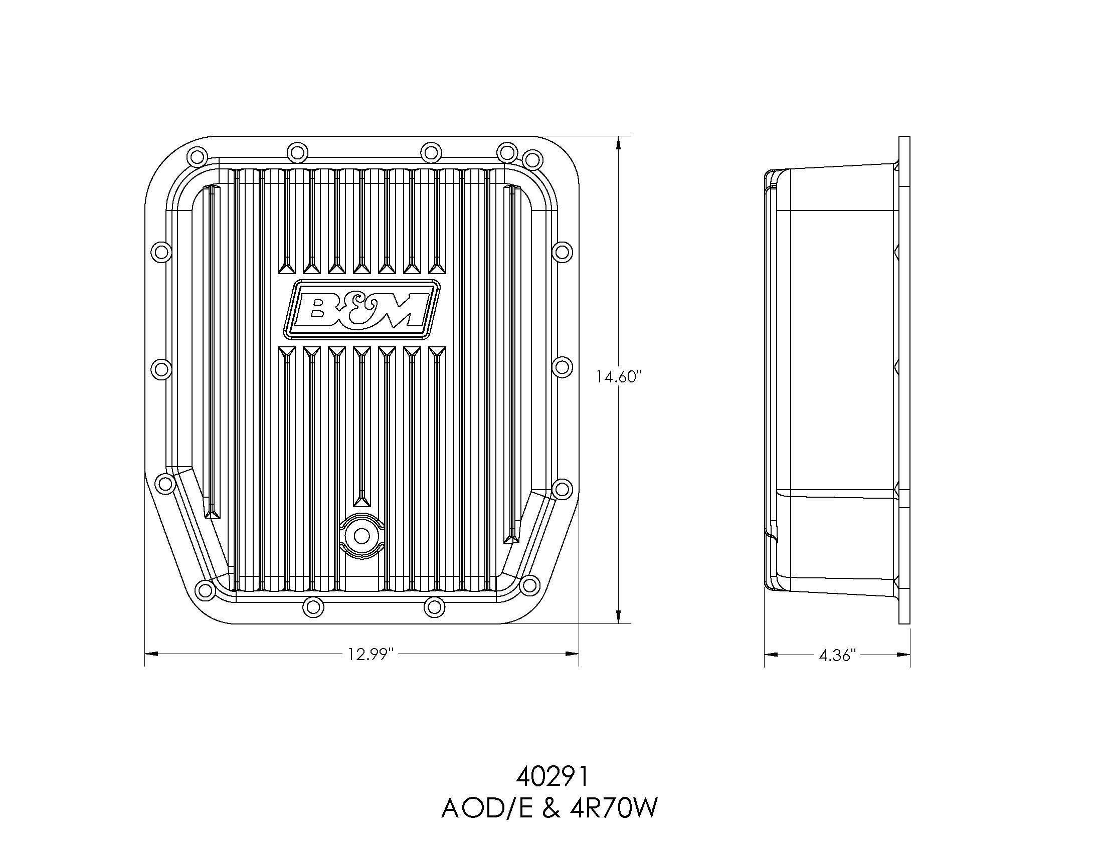CAST DEEP PAN AOD/AODE/4R70W () - 40291