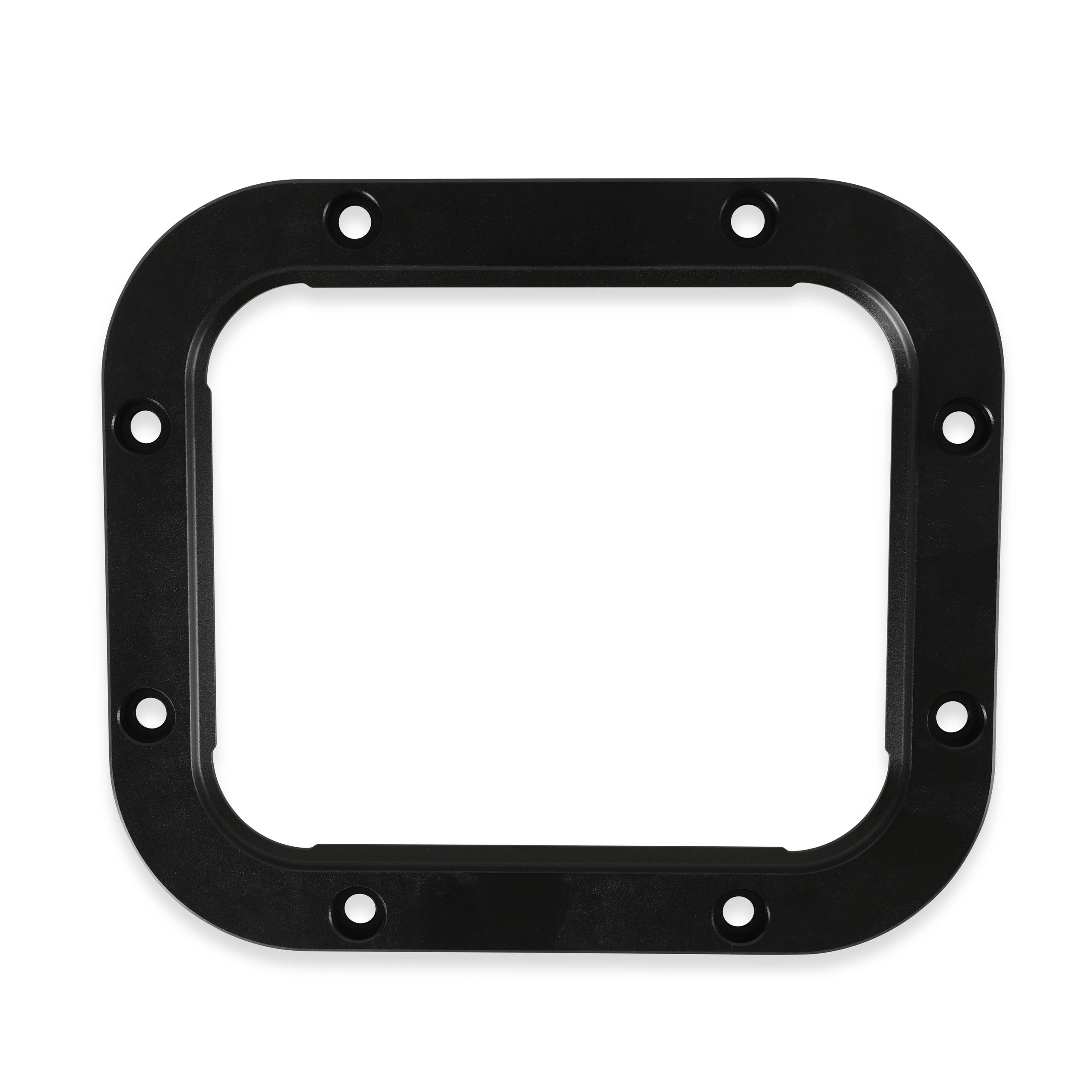 HURST Billet Shifter Boot and Bezel - Rectangular - Black Finish - 115500HST