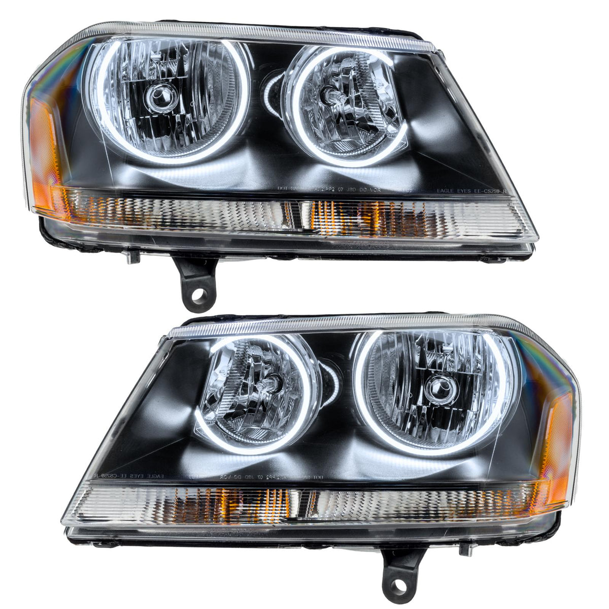 Oracle Lighting Smd Pre-Assembled Headlights, Black, White (2008-2014 Avenger) - 8101-001
