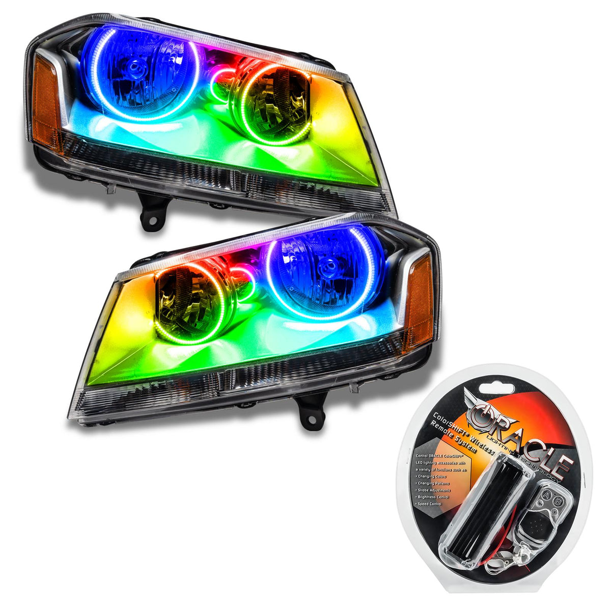 Oracle Lighting Smd Pre-Assembled Headlights, Colorshift (2008-2014 Avenger) - 8102-330