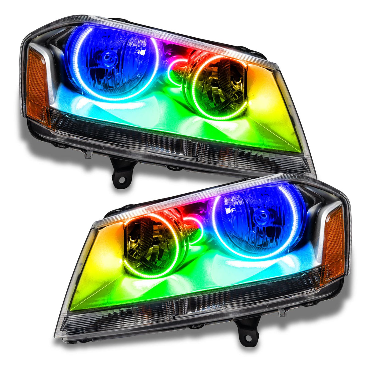 Oracle Lighting Smd Pre-Assembled Headlights, Colorshift - No Controller (2008-2014 Avenger) - 8102-334