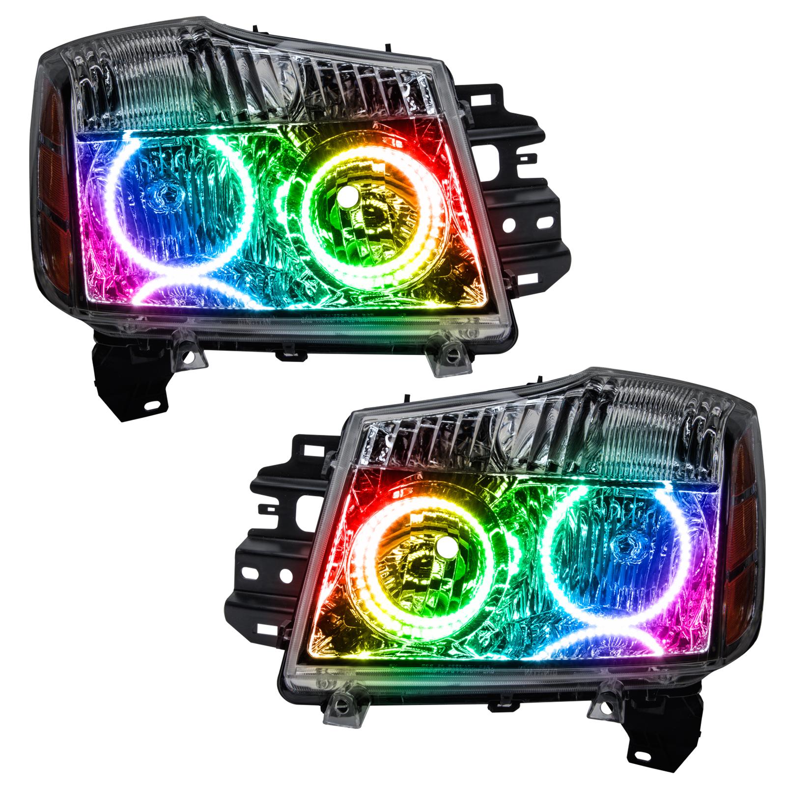 Oracle Lighting Smd Pre-Assembled Headlights, Colorshift - Simple (2008-2015 Armada) - 8106-504