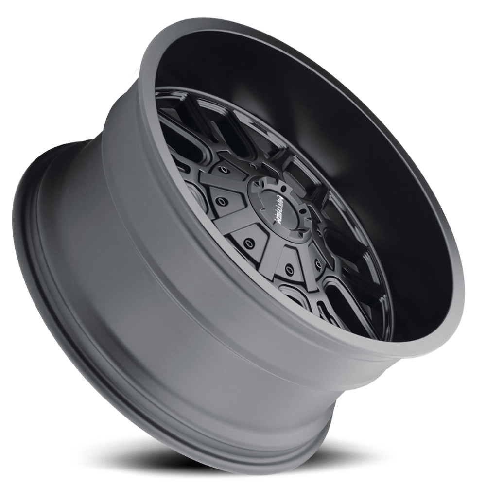 Mayhem Wheels Mayhem Offroad Wheels Cogent 8107 MB 17x9 Matte Black -12 Off Set 5 Lug 4.53 BSM 87.1 Bore Cast Aluminum - 8107-7952MB