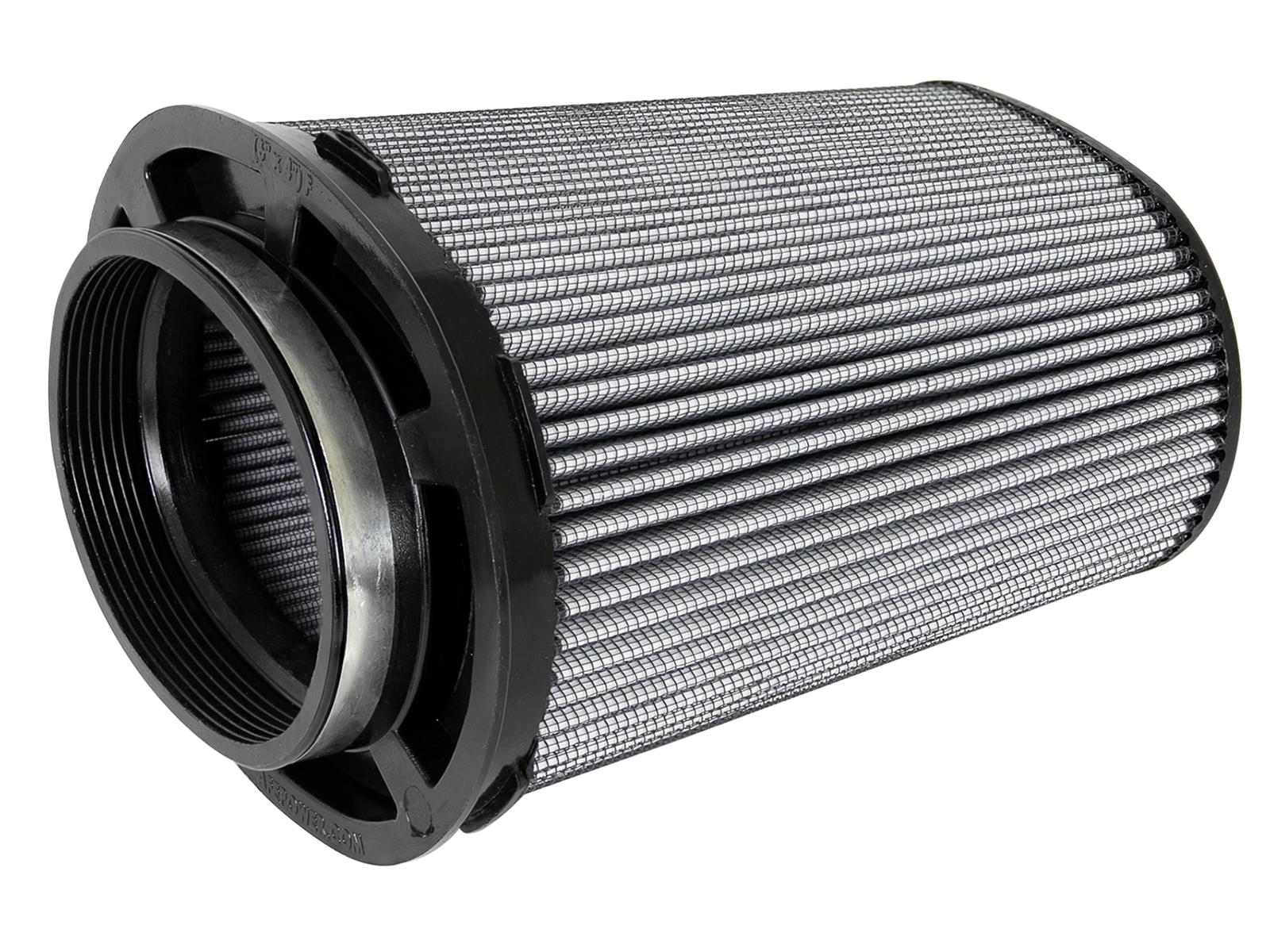AFE Momentum Intake Replacement Air Filter w/ Pro DRY S Media (Pair) (6 x 4) IN F x (8-1/4 x 6-1/4) IN B x (7-1/4 x 5) IN T (Inverted) x 10 IN H - 21-91136-MA