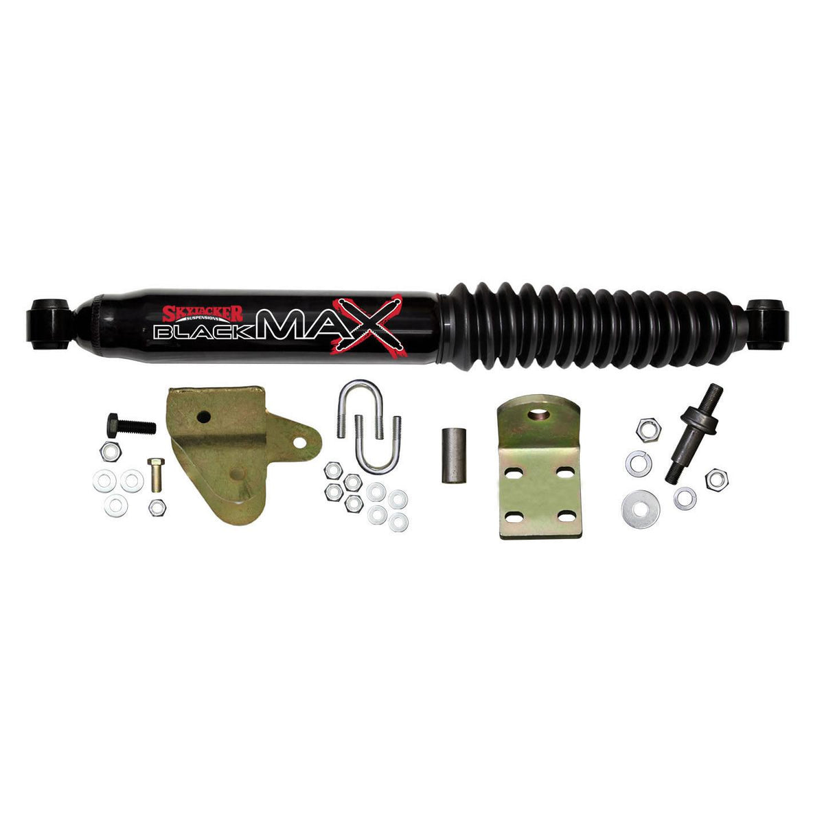 Skyjacker Steering Stabilizer Single Kit Black  Single Kit For Use w/Adjustable Track Bar And Stabilizer Assembly - 8112