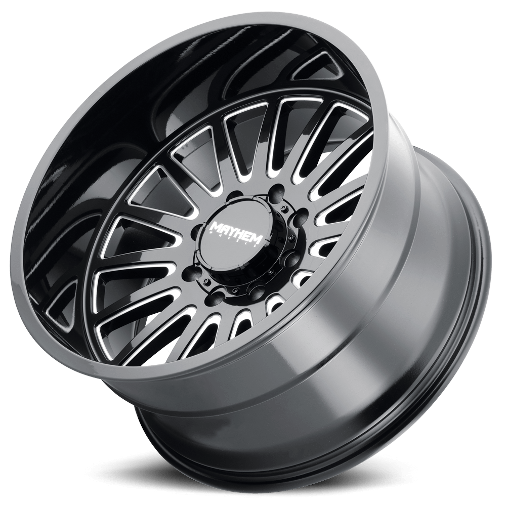 Mayhem Wheels Mayhem Offroad Wheels Utopia 8114 20x9 Milled Black 0 Off Set 6 Lug106 Bore Cast Aluminum - 8114-2983BM
