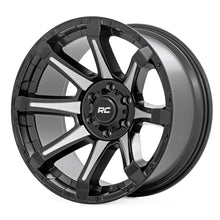 Rough Country 81 Series Wheel One-Piece Semi Gloss Black w/machined spokes 20x9 5x150 +18m (2007-2013 Tundra) - 81201805M