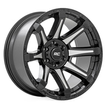Rough Country 81 Series Wheel One-Piece Semi Gloss Black w/machined spokes 20x9 5x150 +18m (2007-2013 Tundra) - 81201805M
