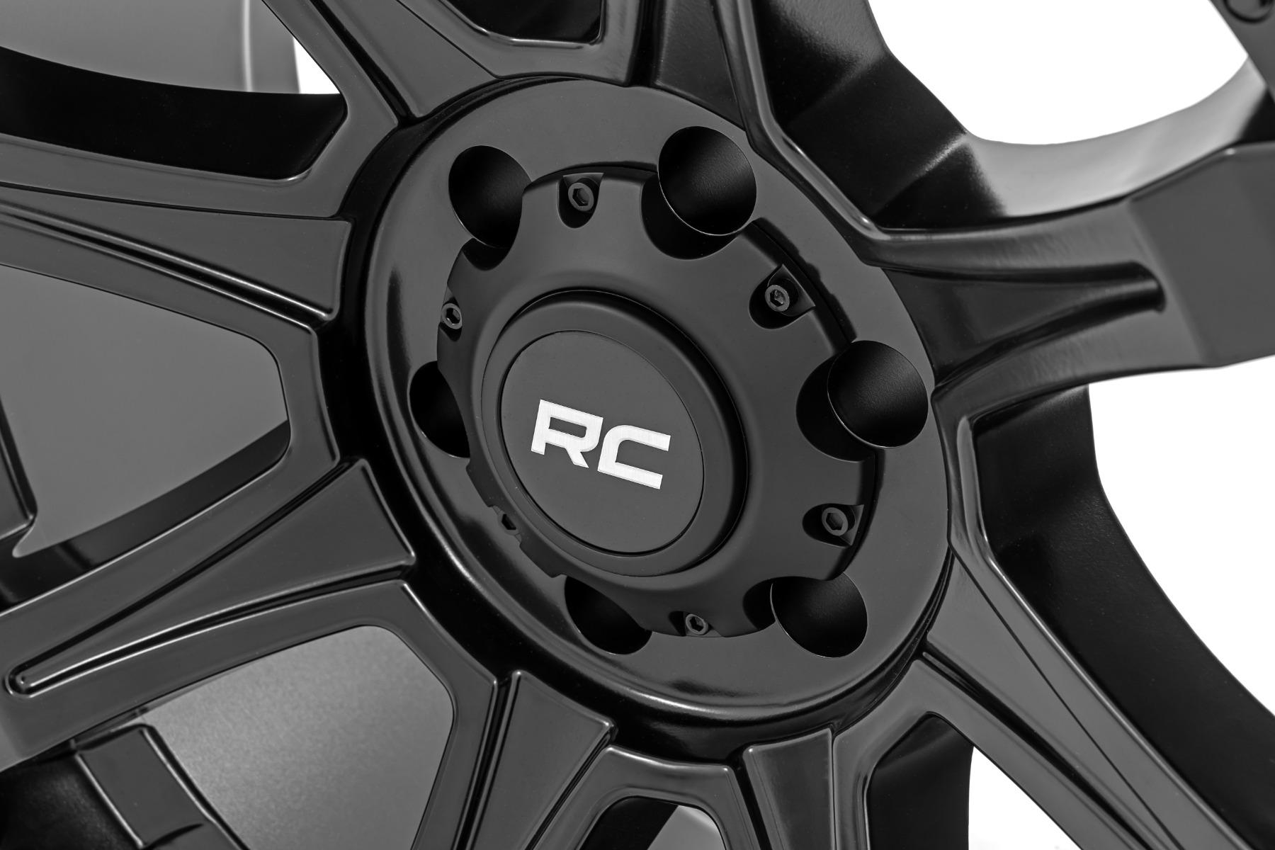 Rough Country 81 Series Wheel One-Piece Semi Gloss Black 20x10 6x135 -25mm (2003-2012 Expedition, F-150) - 81202417A