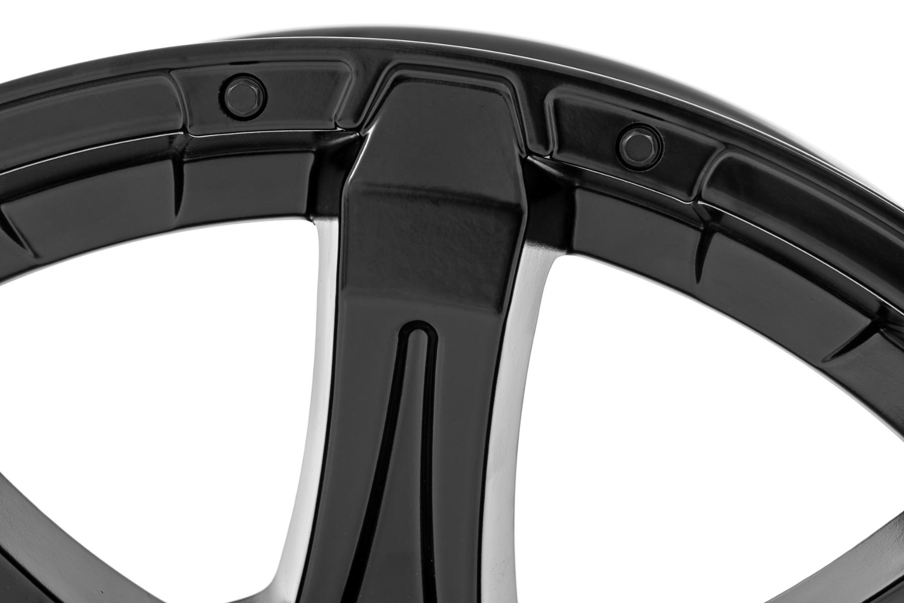 Rough Country 81 Series Wheel One-Piece Semi Gloss Black 20x10 6x135 -25mm (2003-2012 Expedition, F-150) - 81202417A