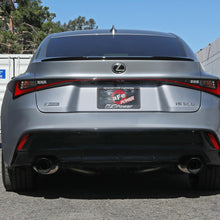 AFE Takeda 2-1/2 IN 304 Stainless Steel Axle-Back Exhaust System w/ Black Tip Lexus IS350 14-22 V6-3.5L - 49-36060-B
