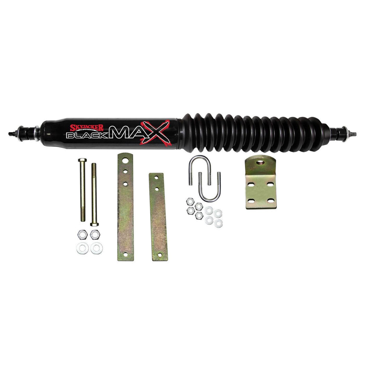 Skyjacker Steering Stabilizer Single Kit Black  Single Kit 80-96 Ford Bronco 80-96 Ford F-150 80-83 Ford F-100 80-98 Ford F-250 80-97 Ford F-350 86-90 Ford Bronco II 91-94 Ford Explorer 92-94 Mazda Navajo 97 Ford F-250 HD - 8140