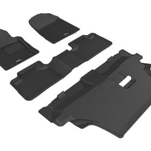 3D MAXpider 2012-2020 Dodge Durango Kagu 1st & 2nd & 3rd Row Floormats - Black