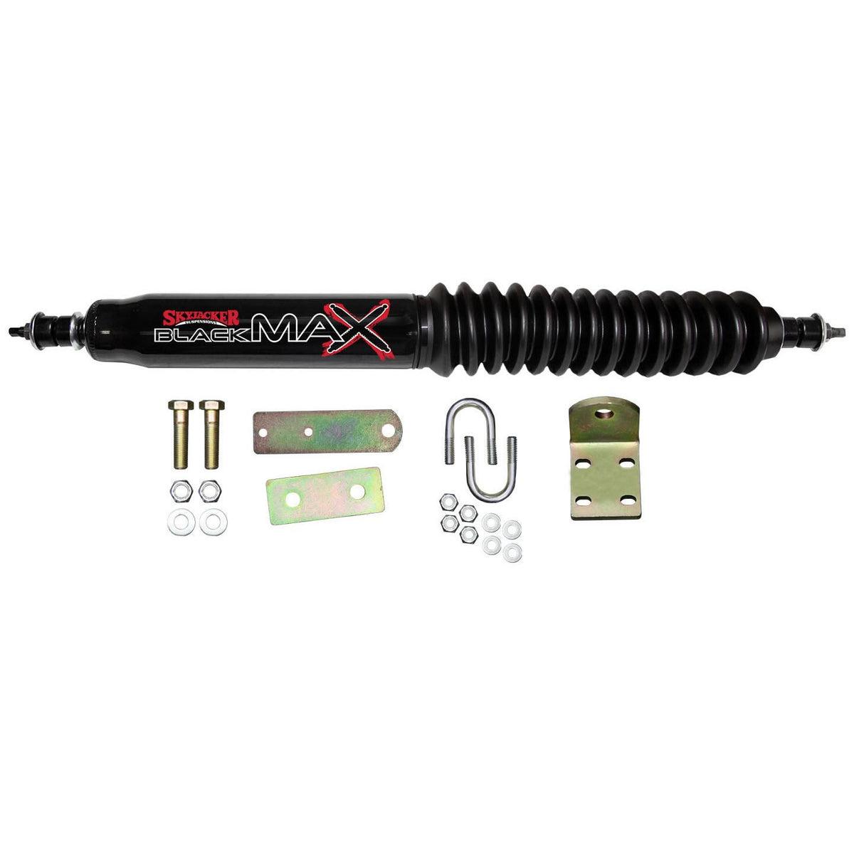 Skyjacker Steering Stabilizer Single Kit Black  Single Kit 83-97 Ford Ranger 84-90 Ford Bronco II 91-94 Ford Explorer 91-94 Mazda Navajo 94-97 Mazda B2300 94-97 Mazda B4000 94-96 Mazda B3000 - 8150