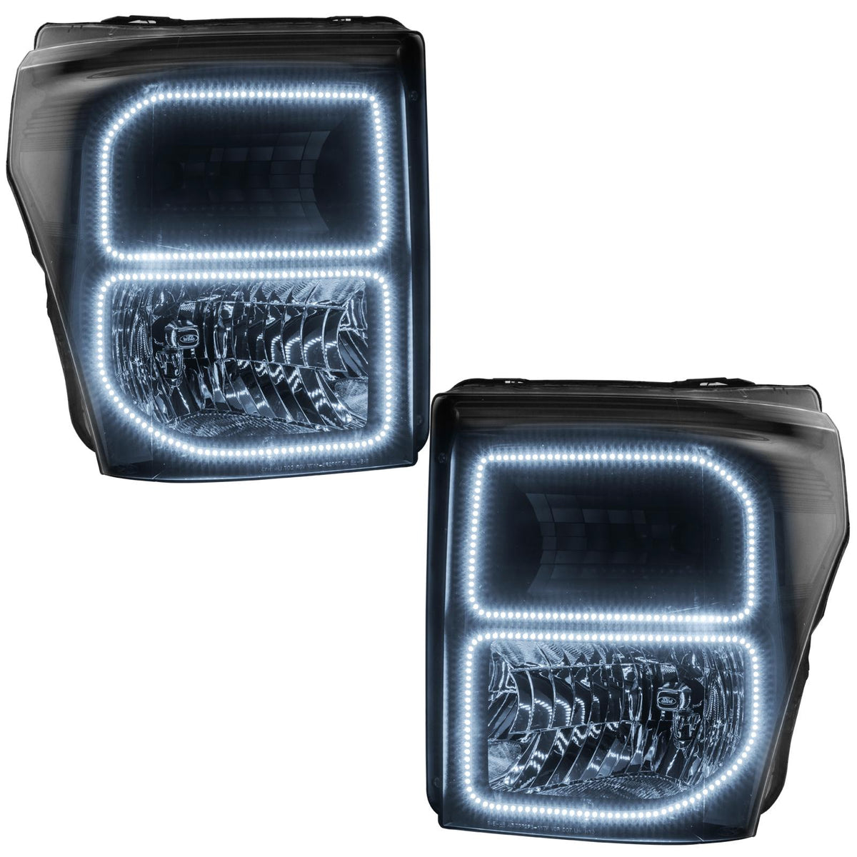 Oracle Lighting Led Pre-Assembled Headlights, Black, White (2011-2016 F-250 Super Duty, F-350, F-350 Super Duty) - 8159-001