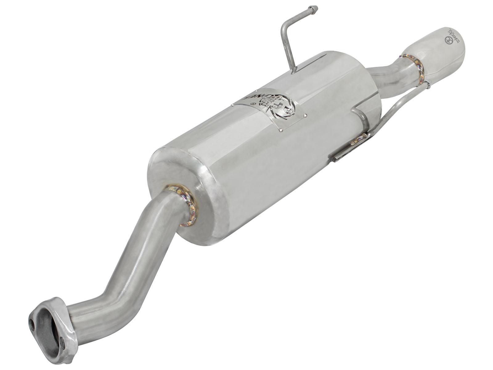 AFE Takeda 2in 304 Stainless Steel Axle-Back Exhaust w/Polished Tip (2007-2008 Fit) - 49-36611