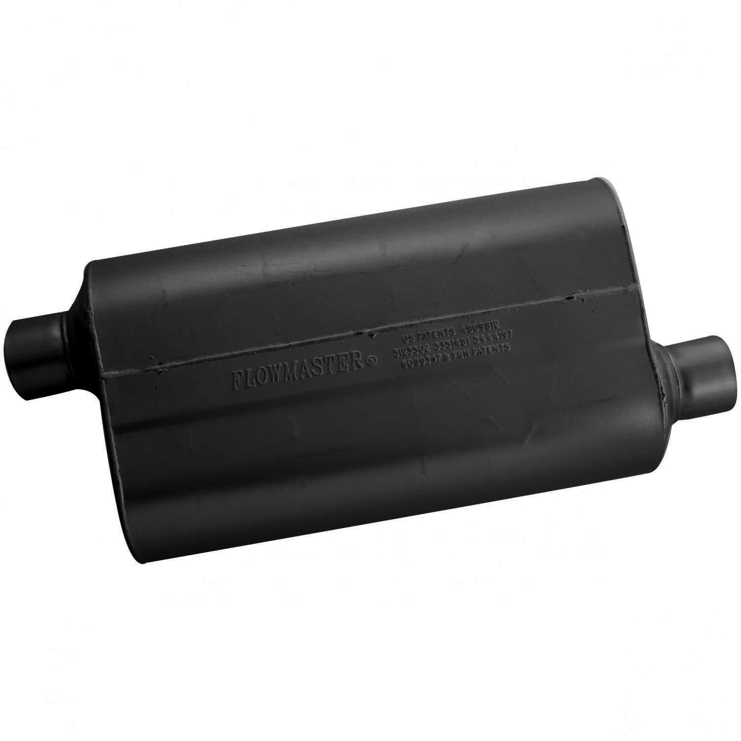 Flowmaster Super 50 Muffler - 2.50 Offset In / 2.50 Offset Out - Mild Sound