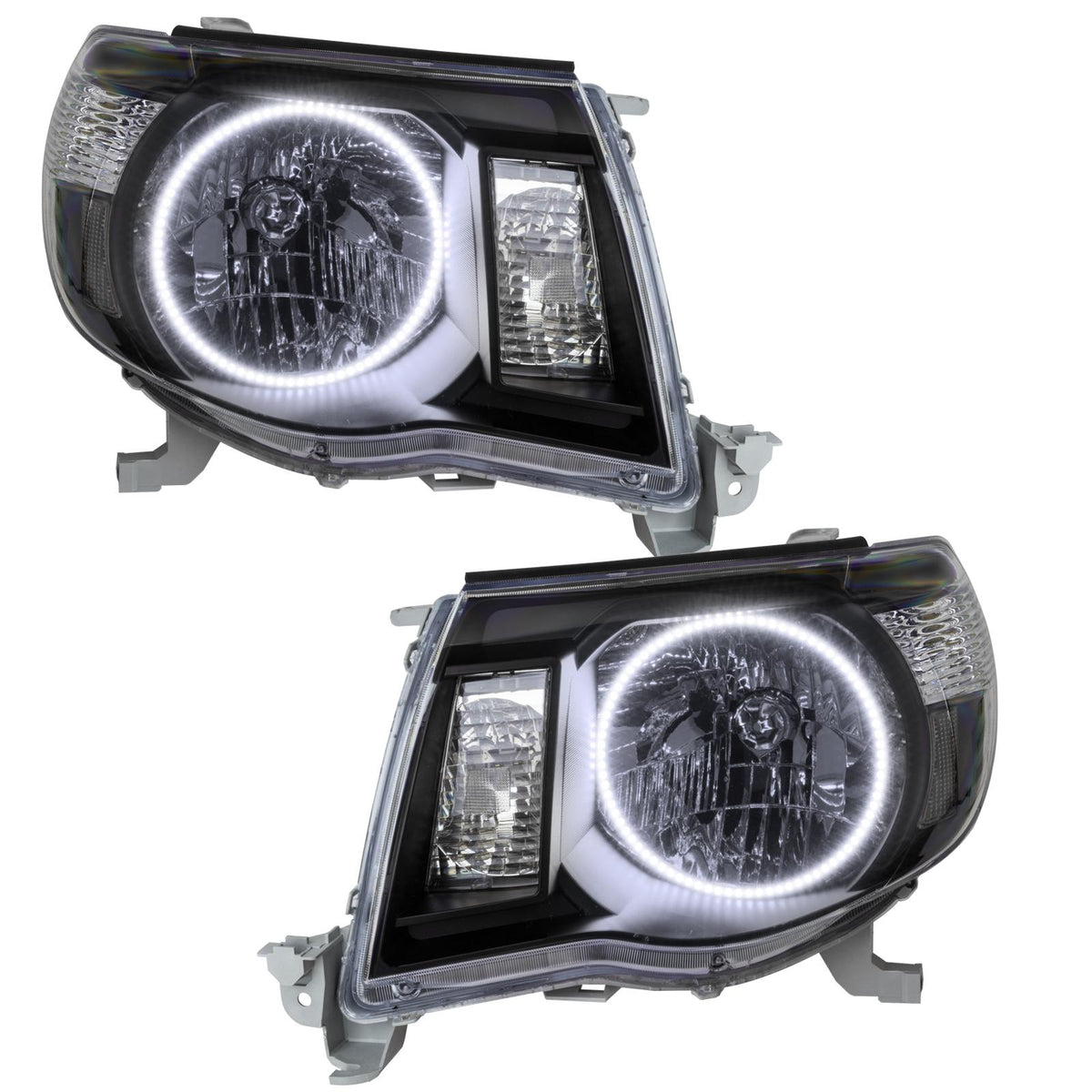 Oracle Lighting Smd Pre-Assembled Headlights, Black, White (2005-2011 Tacoma) - 8161-001