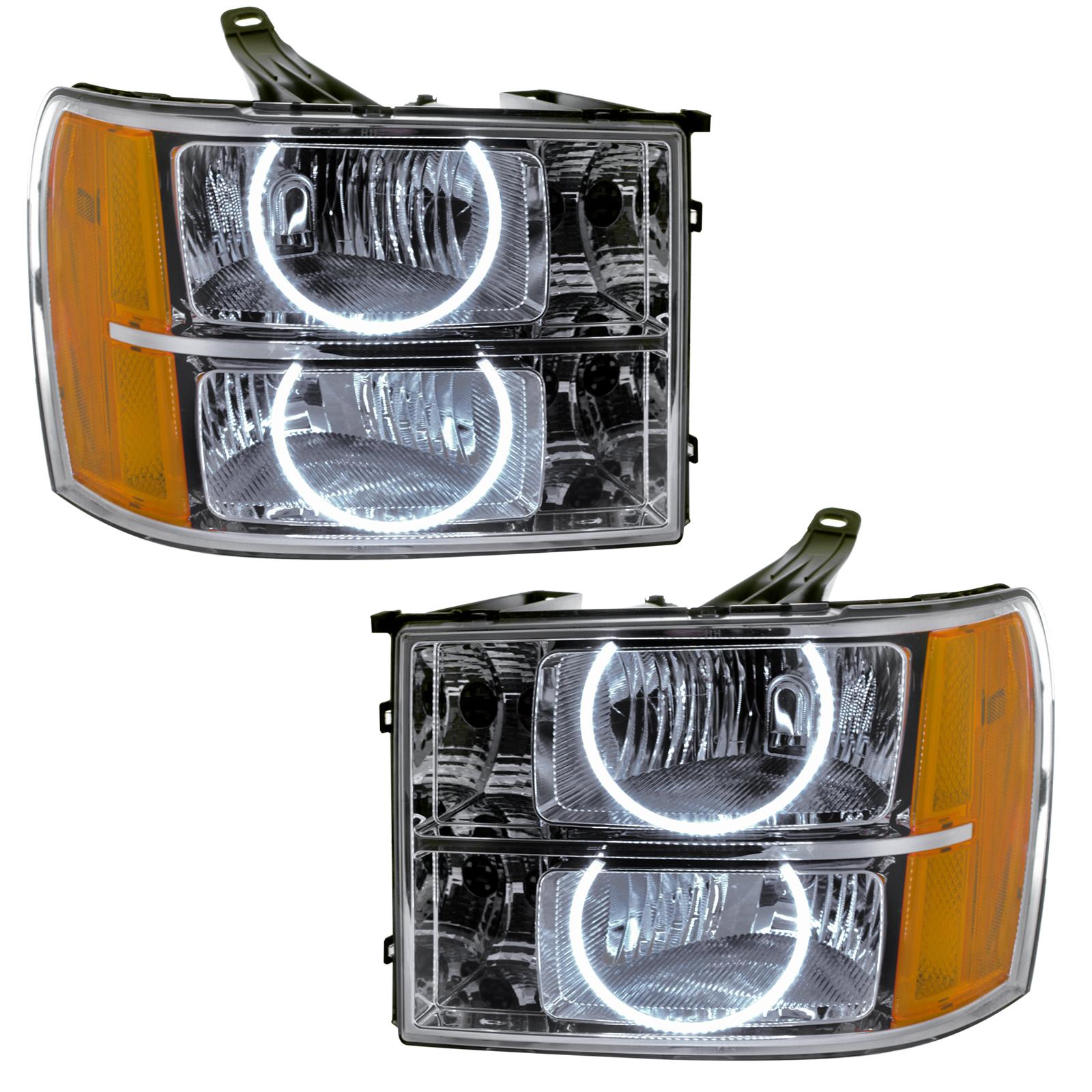 Oracle Lighting Smd Pre-Assembled Headlights, Round Ring Design, White - 8165-001