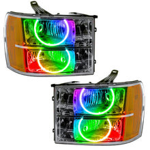 Oracle Lighting Smd Pre-Assembled Headlights, Round Ring Design, Colorshift - Simple - 8165-504