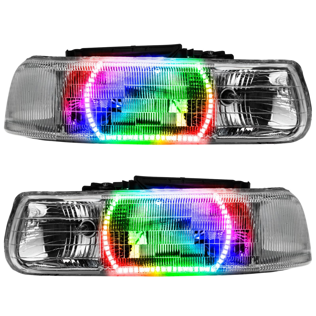 Oracle Lighting Smd Pre-Assembled Headlights, Colorshift 2.0 (2000-2006 Tahoe) - 8166-333