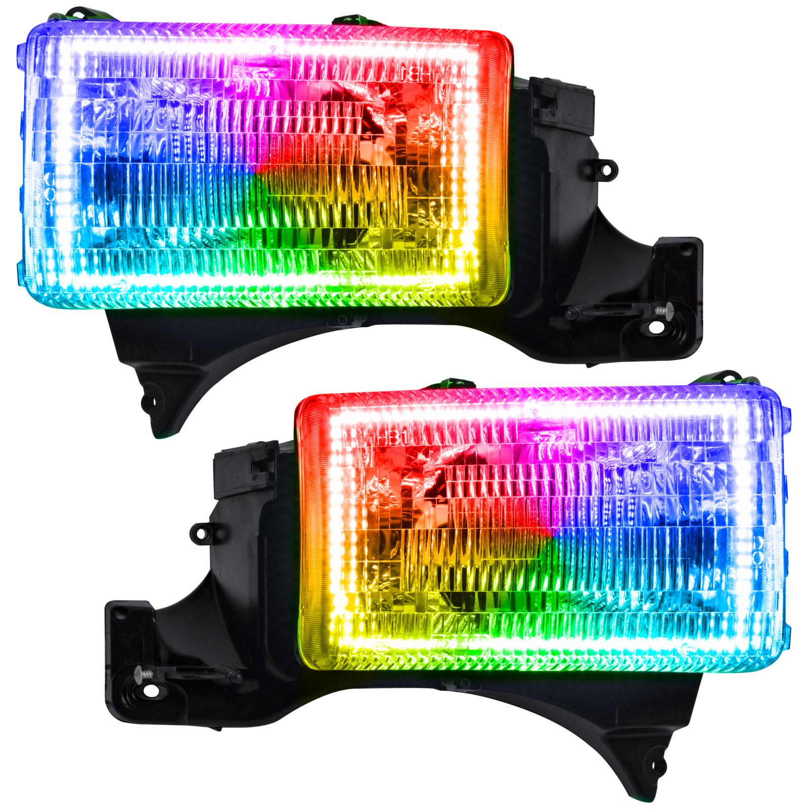 Oracle Lighting Smd Pre-Assembled Headlights, Colorshift 2.0 (1994-2001 Ram 1500, Ram 2500, Ram 3500, Ram 4000) - 8167-333