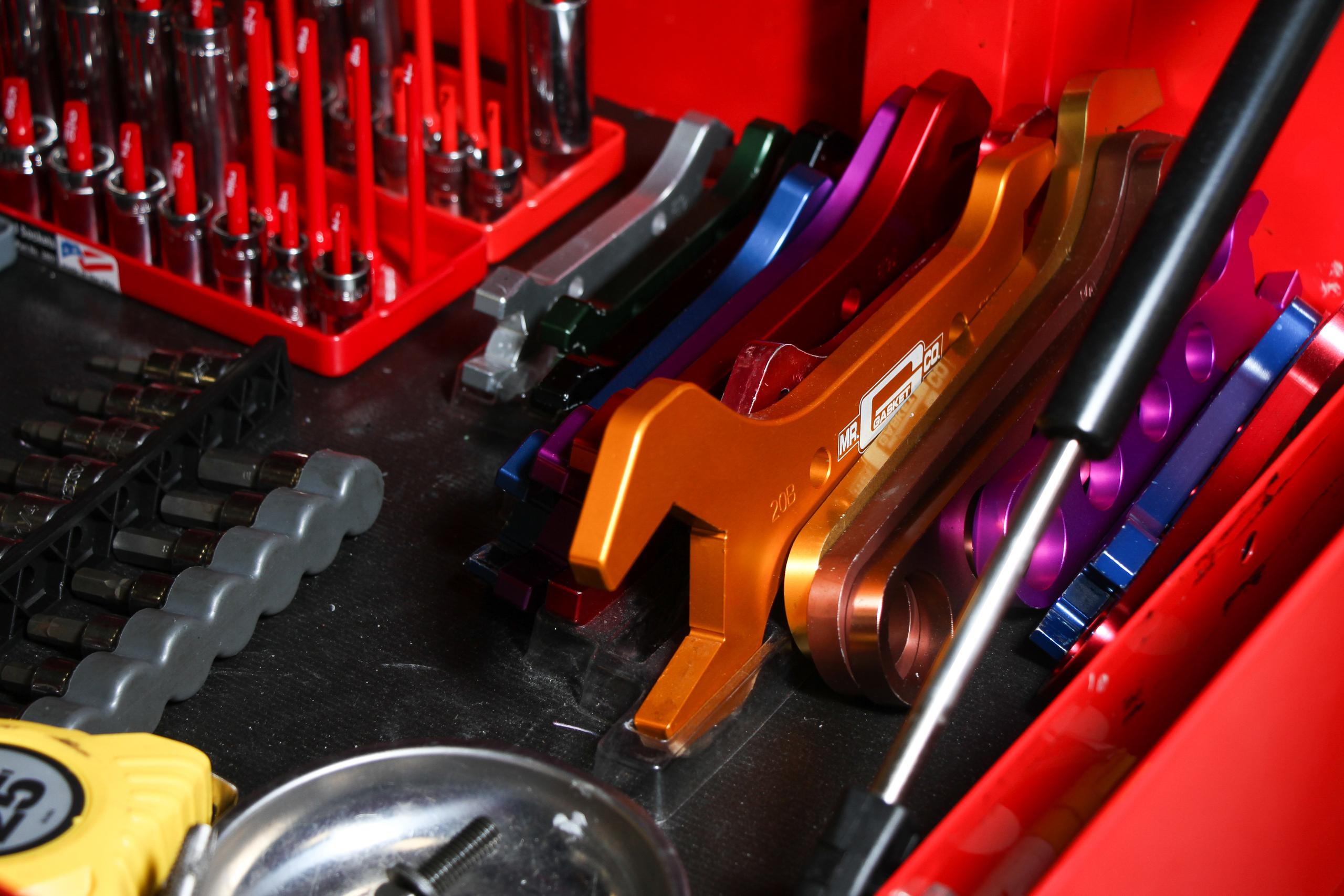 Mr. Gasket 7-Piece AN Wrench Set.  - 33200G