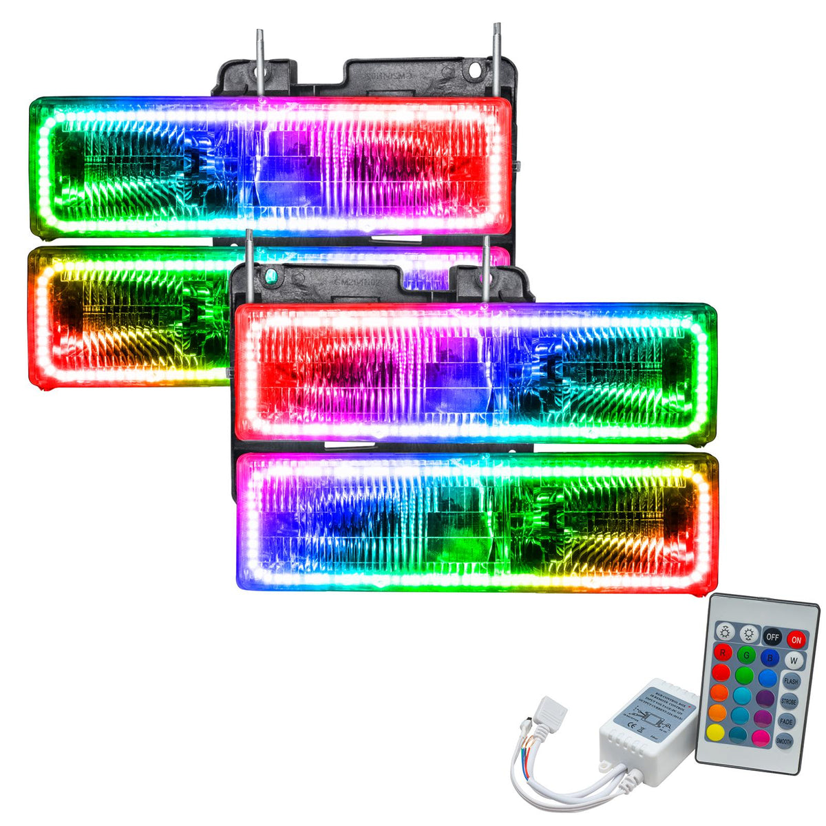 Oracle Lighting Smd Pre-Assembled Headlights, Colorshift - Simple - 8170-504