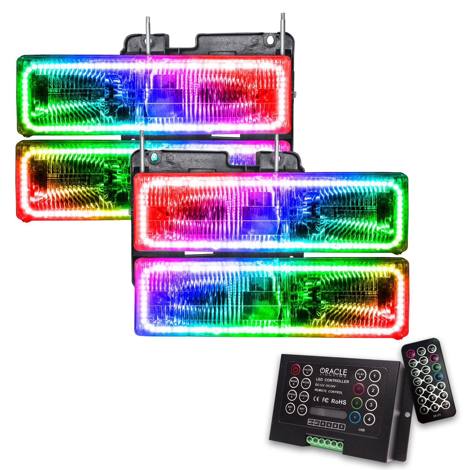 Oracle Lighting Smd Pre-Assembled Headlights, Colorshift 2.0 (1992-1999 Yukon) - 8173-333