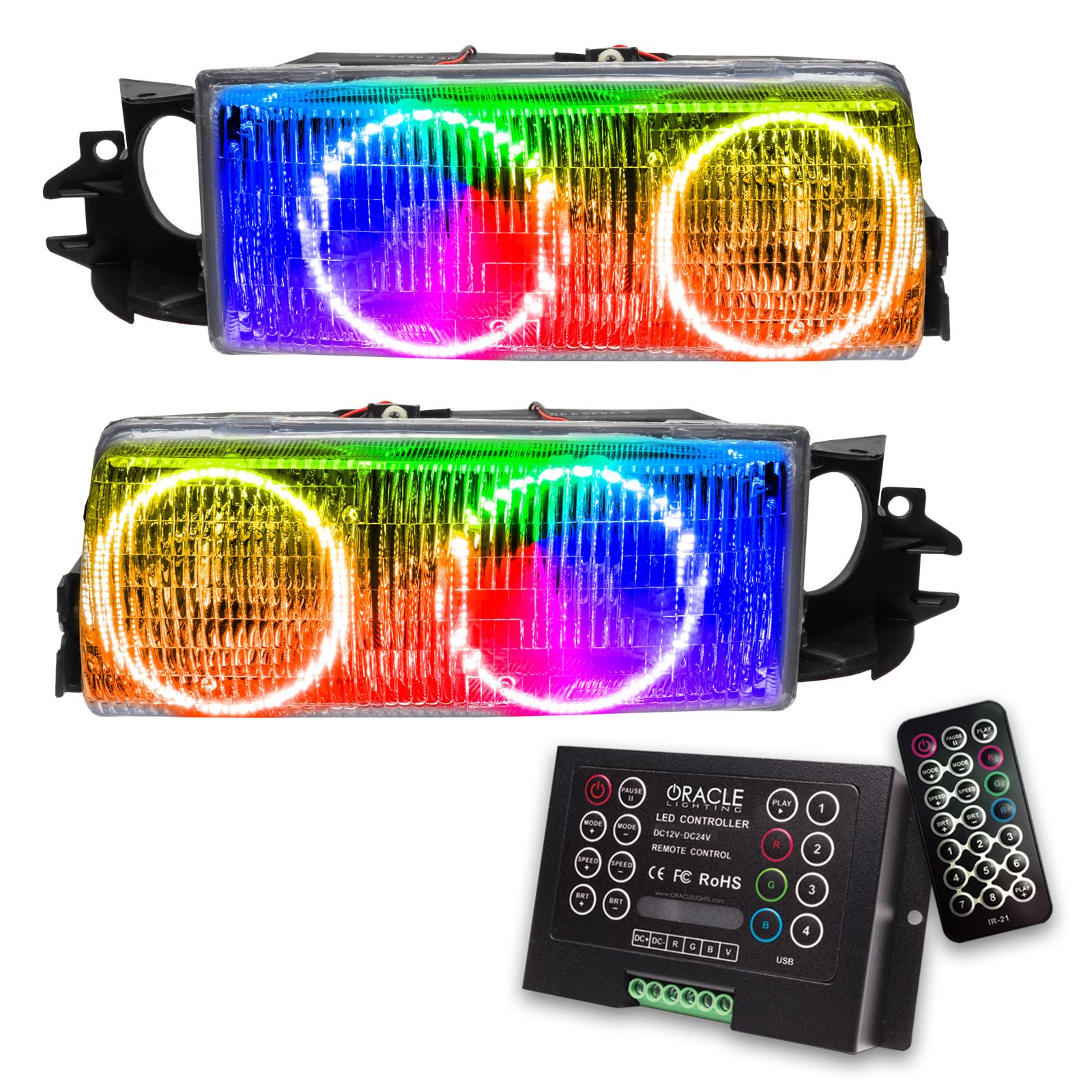 Oracle Lighting Smd Pre-Assembled Headlights, Colorshift 2.0 (1978-1996 Caprice) - 8178-333