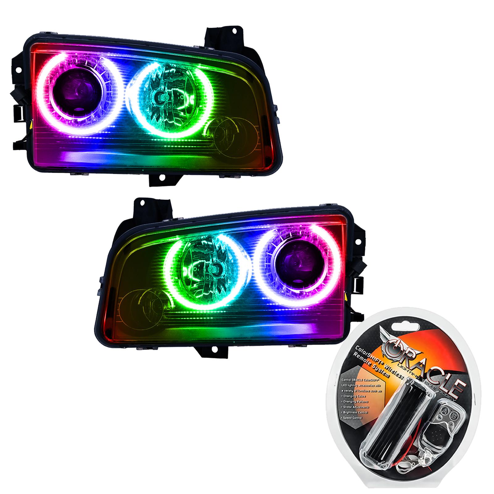 Oracle Lighting Smd Pre-Assembled Headlights, Hid, Colorshift (2008-2010 Charger) - 8179-330