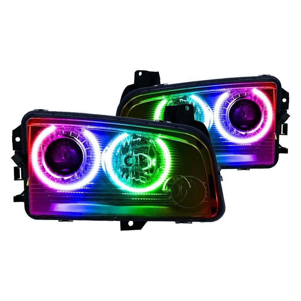 Oracle Lighting 2008-2010 Dodge Charger Pre-Assembled Led Halo Headlights - (Hid) (2008-2010 Charger R/T, Charger SRT8) - 8179-335