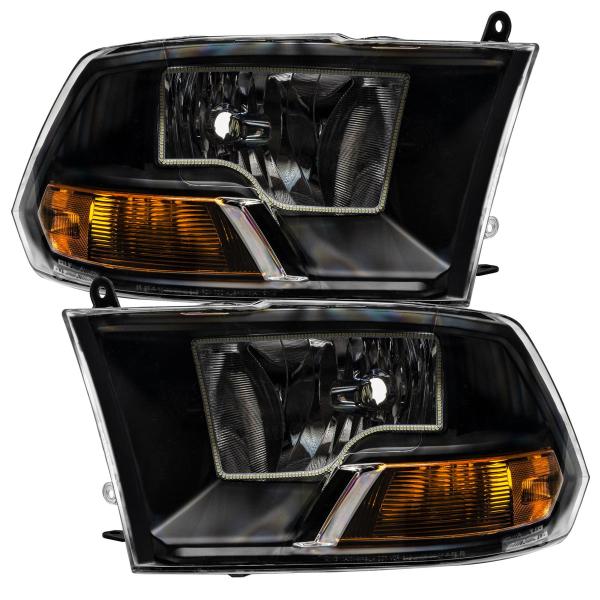 Oracle Lighting SMD Pre-Assembled Headlights, Black, White (2009 thru 2012 Dodge Ram) - 8180-001