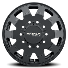 Mayhem Wheels 8181 Challenger Dually 22x8.25 / 10x225 BP / 169mm Offset / 170.1mm Hub Full Black Wheel - 8181-22820B