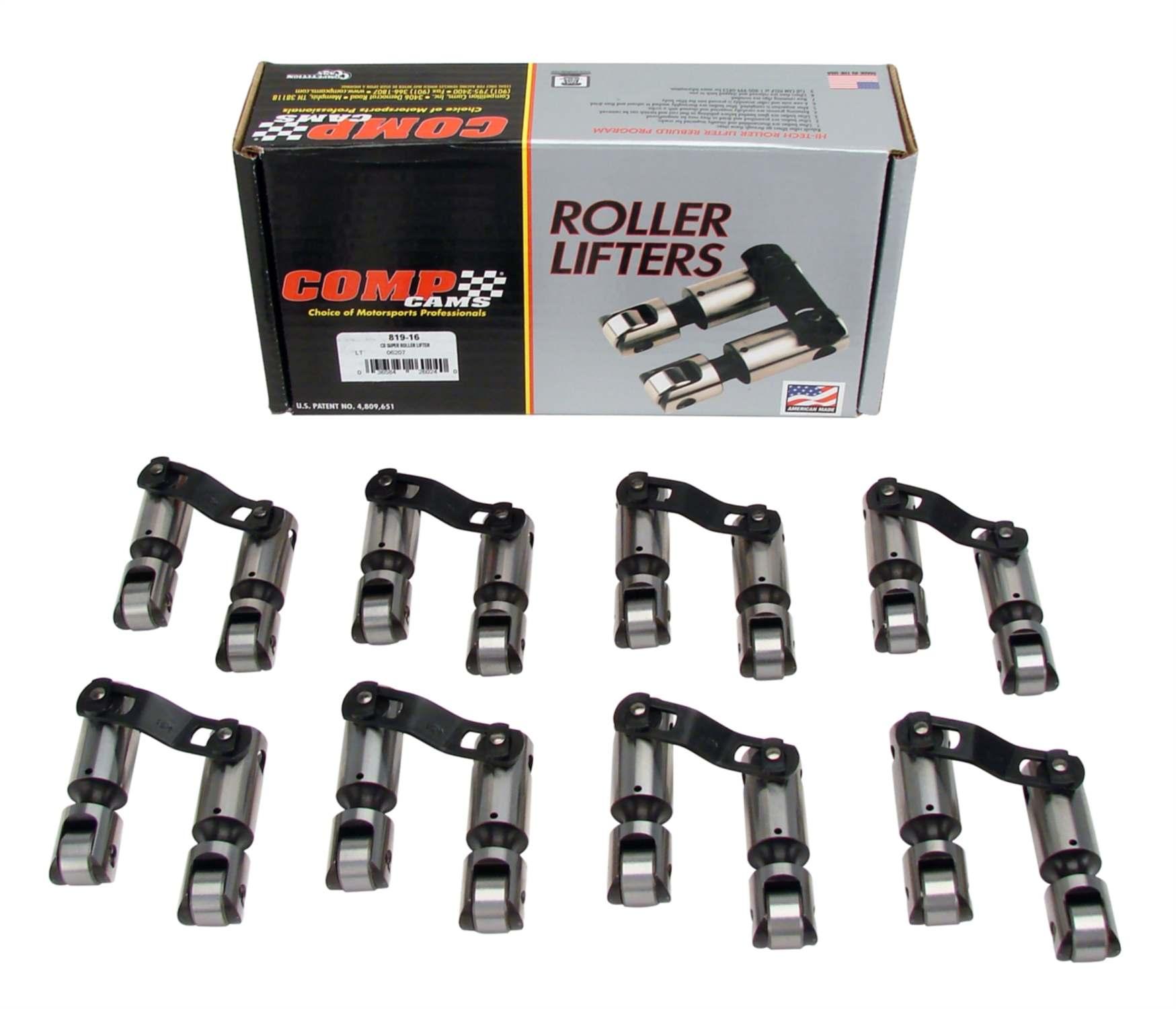 Comp Cams Endure-X Solid Roller Lifter Set for Chevrolet Big Block - 819-16