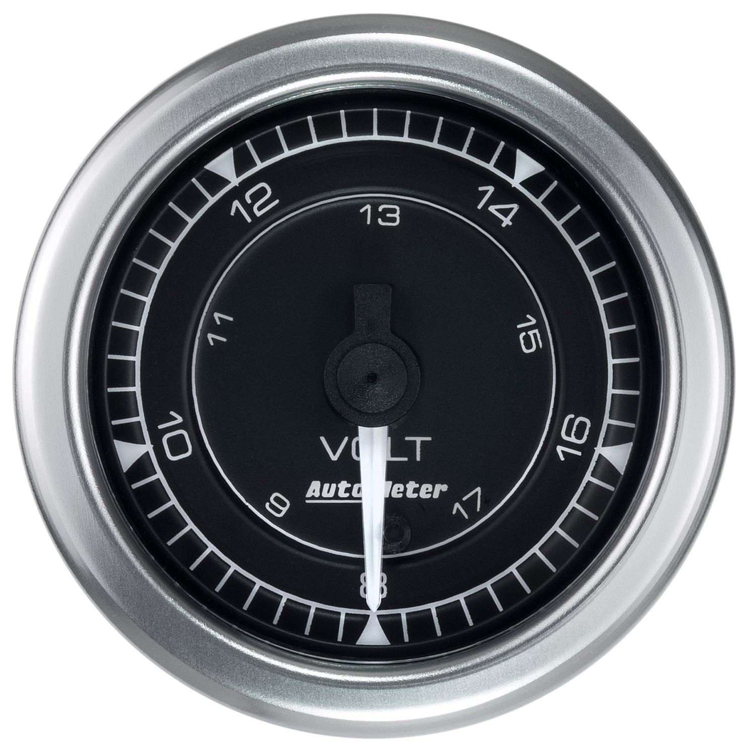 Auto Meter 2-1/16" VOLTMETER 8-18V DIGITAL STEPPER MOTOR CHRONO - 8191