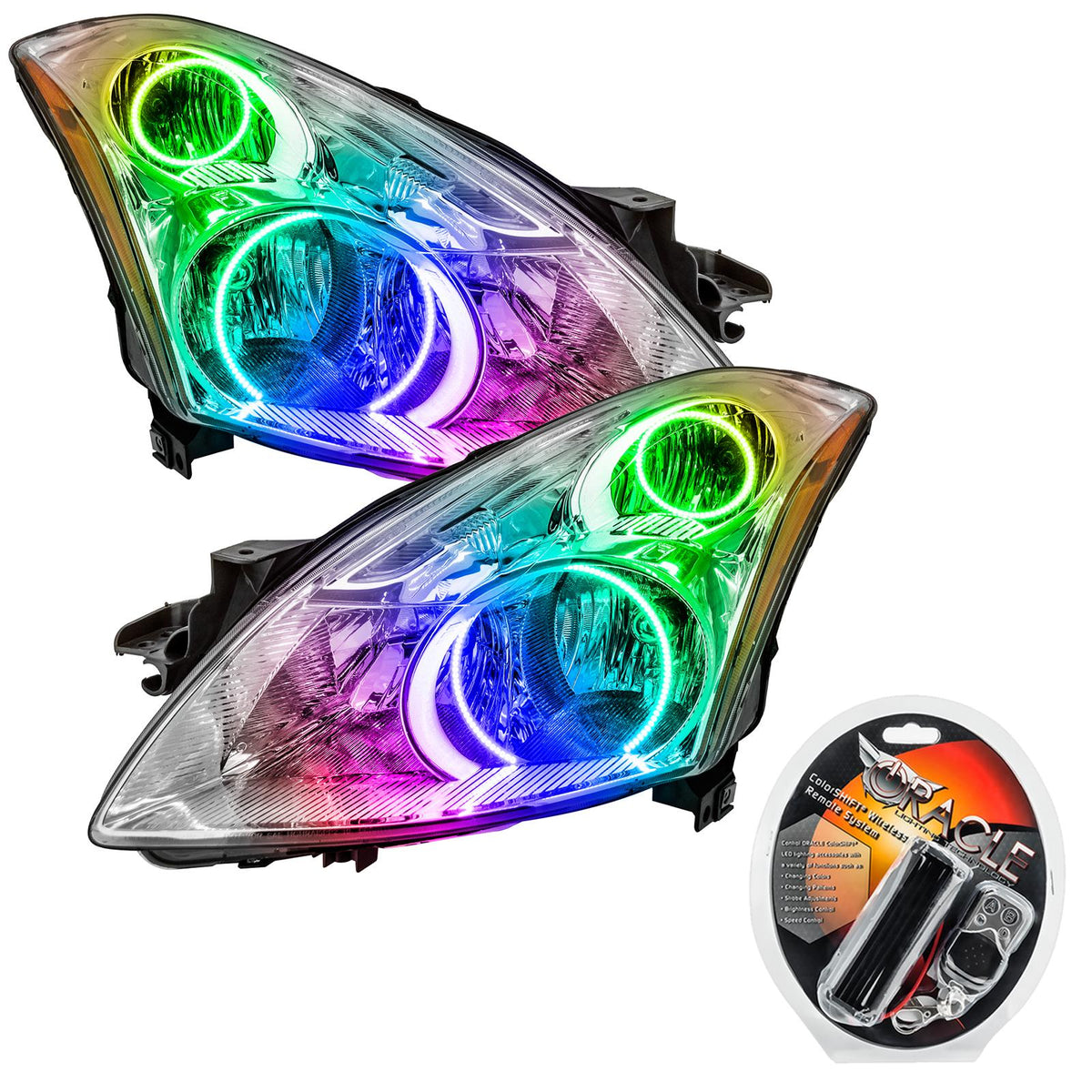 Oracle Lighting Smd Pre-Assembled Headlights, Colorshift (2010-2012 Altima) - 8192-330