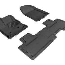 3D MAXpider 2007-2014 Ford Edge Kagu 1st & 2nd Row Floormats - Black