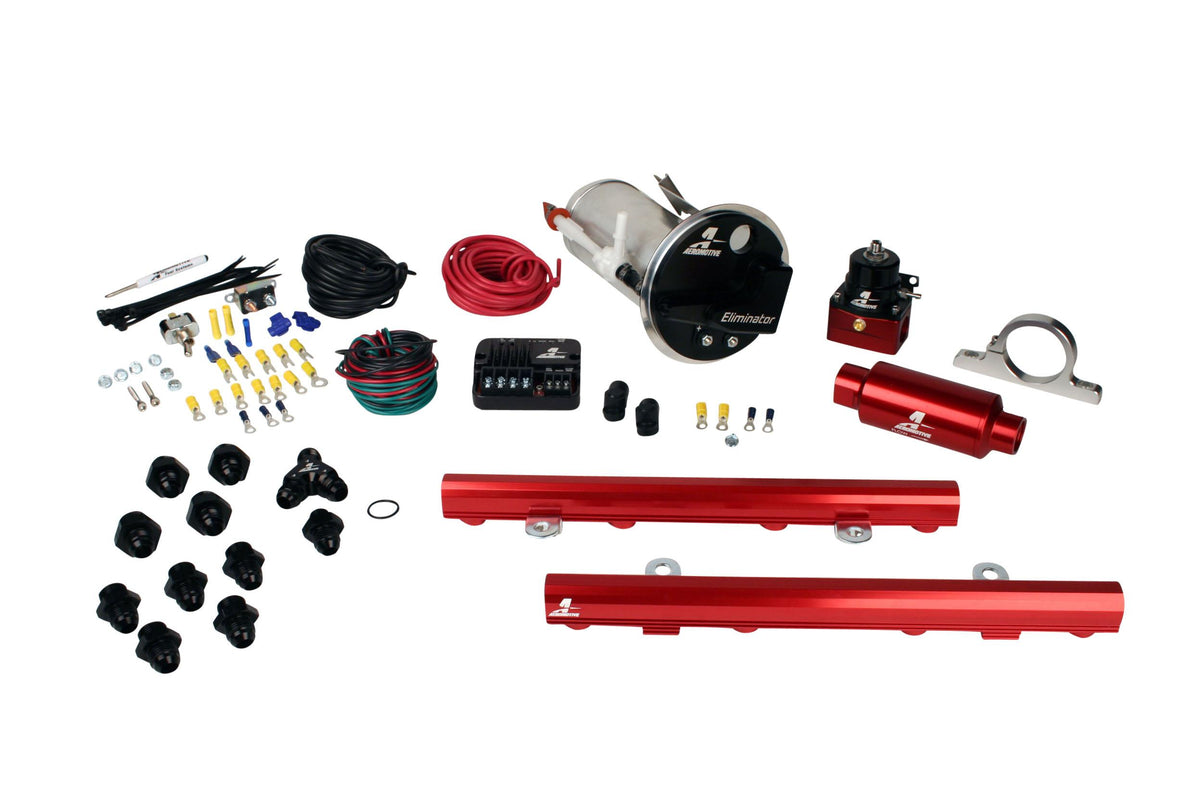 Aeromotive 17333 05-09 Mustang GT Stealth Eliminator Street System with 5.0L 4-V Fuel Rails