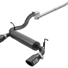 AFE MACH Force-Xp Cat-Back Exhaust w/ Dual Black Tip (2018-2021 Wrangler, Wrangler) - 49-48076-B